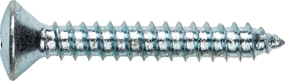 4.8X25 SMS (TAPPING) SCREW OVAL PH ZN DIN7983