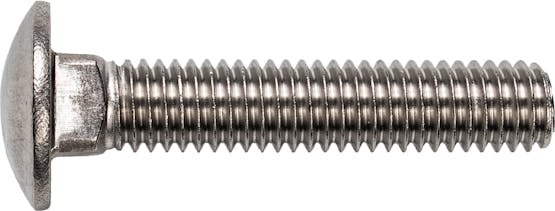 5/16-18X1 1/2 UNC CARRIAGE BOLT 18.8 SS