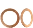 Flat Solid Copper Sealing Washers