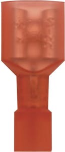 18-22FULLY INSULATED.FEM.SPADE RED 1/4"(M6.3)