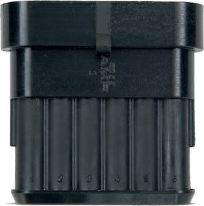 TE SUPERSEAL 1.5 SERIES PIN HOUSING 6 WIRE