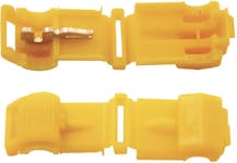10-12 YELLOW TAP CONNECTOR 1/4" FITS 555.9531