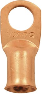 1/0 WIRE END LUG COPPER 1/2" HOLE