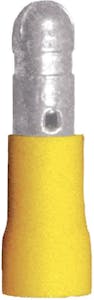 10-12 M5 MALE BULLET CONNECTOR YELLOW