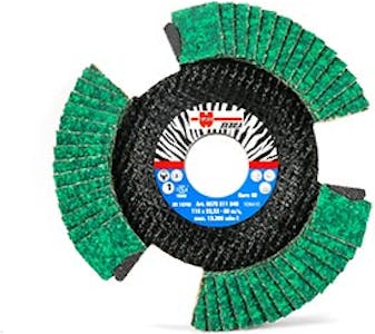 SLOTTED SEE THRU FLAP DISC TYPE 29 ZIRC 4-1/2" 40G