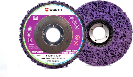 PURPLE PRO QUICK STRIP WHEEL 4-1/2"