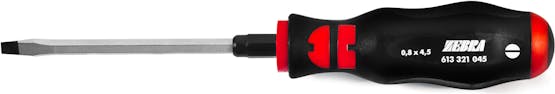 Slotted screwdriver hex blade impact cap 1.2X7X125