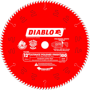 12" X 100 TOOTH ULTIMATE POLISHED FINISH SAW BLADE