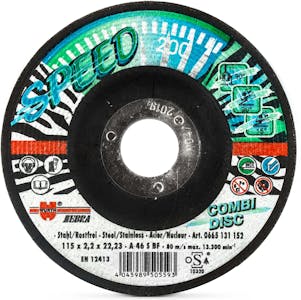 ZEBRA COMBI-DISC SPEED STL/SS DC 5"