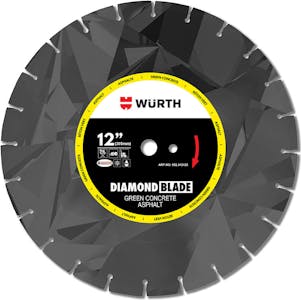 WURTH ASPHALT/GREEN CONCRETE PREMIUM BLADE 12 x 0.110"