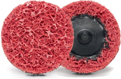 RED CERAMIC QUICK STRIP DISC 3"
