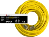 10/3 SJTW Yellow Extension Cords  Lighted End 50'