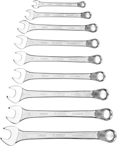 Combination wrench assortment offset 9 pcs