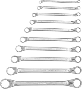 Double ring wrench set deep offset 10 pcs (WS8-32)
