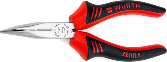 ZEBRA needle nose pliers Straight-L210MM
