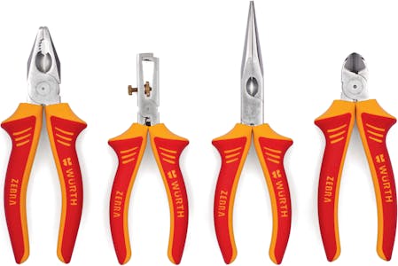 2K handle-Pliers-Insulated-SET-4PCS-ZEBRA