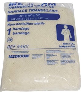 Triangle Bandage w/ Pins - 40"