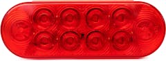 OVAL STOP/TURN TAIL LIGHT 10 DIODE RED