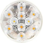 ROUND SIGNAL/PARK TAIL LIGHT 10 DIODE CLEAR AMBER