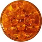 ROUND SIGNAL/PARK LIGHT 10D WEATHERPROOF AMBER