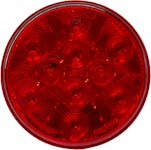 ROUND STOP/TURN TAIL LIGHT 10D WEATHERPROOF RED