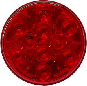 ROUND STOP/TURN TAIL LIGHT 10D WEATHERPROOF RED