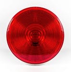 INCANDESCENT ROUND SEALED LAMP 4" RED