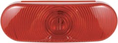 INCANDESCENT OVAL SEALED LAMPS 6.5" RED