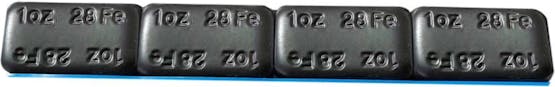 WHL WHT STRIPS ADH FE BLK 4X1 1OZ