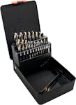 21 PC BLACK AND BRONZE DRILL BIT SET 1-16" - 3/8"
