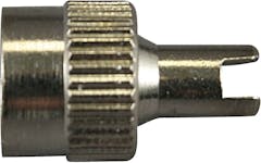 CAP VALVE METAL SCREWDRIVER WITH SEAL TR#VC-2