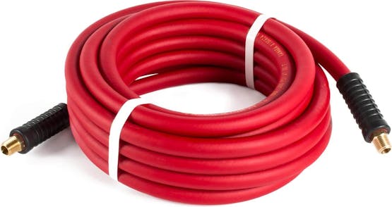 GLH-6RED HIGHFLEX AIR HOSE WITH ENDS 3/8ID 50FT