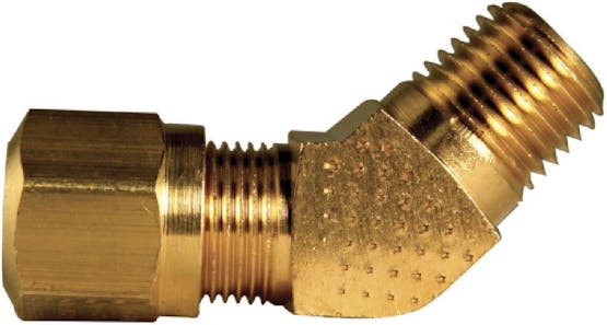 1474-10D AIR BRAKE 45ELBOW 5/8T X 1/2P