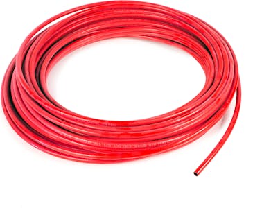 1485-4-RED AIR BRAKE HOSE NYLON RED 1/4OD