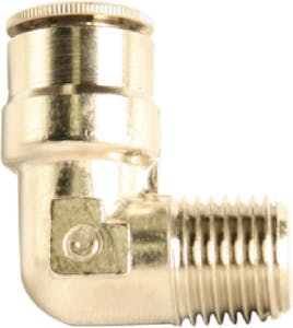 PV69-6C PUSH-CONNECTOR 90ELBOW 3/8T X 3/8P