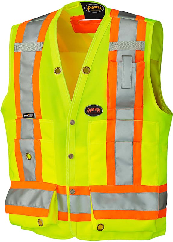 Surveyor S Safety Vest Yellow Large Ppe Shop Wurth Canada