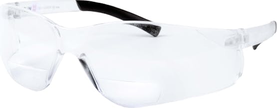 ARIES SAFETY GLASSES - BLK TMPL/CLEAR LENS 2.5