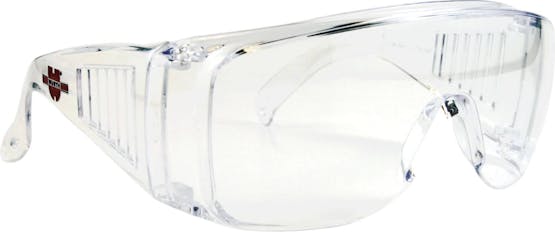 IMPEX SAFETY GLASSES - CLR TMPL/CLEAR LENS
