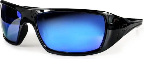 AXIS SAFETY GLASSES - BLK TMPL/ICE BLUE MIRROR LENS