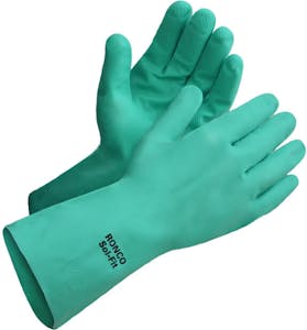 FLOCK CHEMICAL RESISTANT NITRILE GLOVE 12PR SZ L