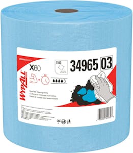 WypAll X60 Cleaning Cloths - Jumbo Roll Blue