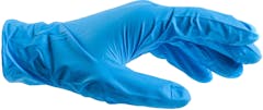 HEAVY WEIGHT BLUE NITRILE M 50/BX