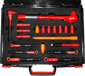 INSULATED TOOL KIT - 22PC (RATCHET)