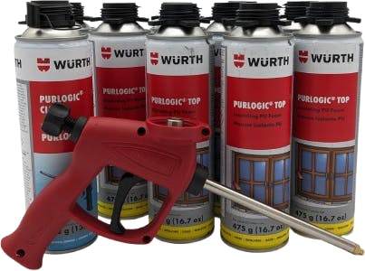 PURLOGIC PU FOAM KIT WITH GUN 3 PCS