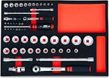 1/4" and 1/2" Socket Wrench Assortments