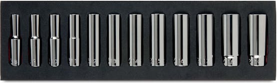 3/8 inch socket wrench assortment-long-12pc