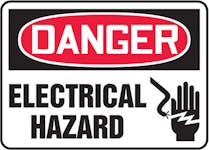 "Electrical Hazard" Sign