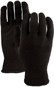 Black Magic seamless snug-fitting knit glove OS