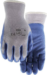 Blue Chip poly/cotton crinkle rubber Lg