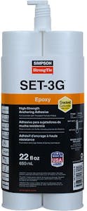 22 oz SET-3G High Strength Adhesive w/ Nozzle